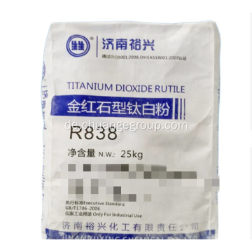 Weißes Pulver Rutil Grad Titanium Dioxid R-838